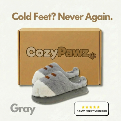 CozyPawz™ Soft Heat Slippers